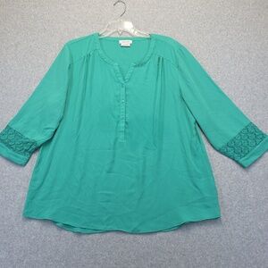 Van Heusen Green Blouse